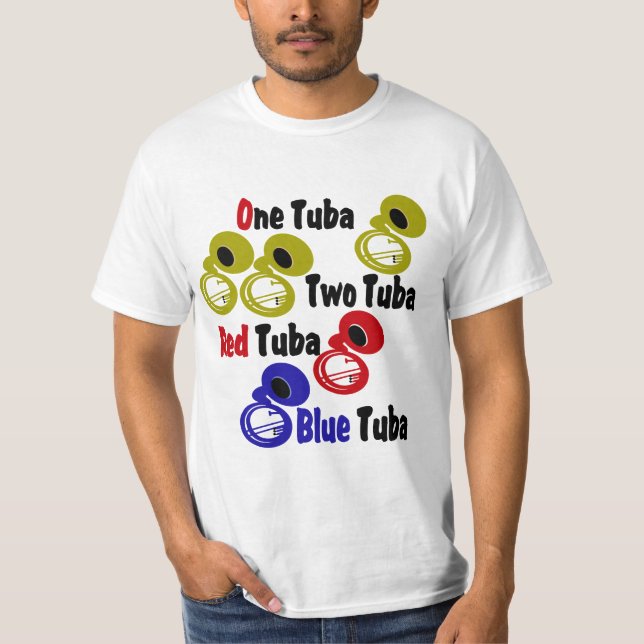 En Tuba Två-tejon T Shirt (Framsida)
