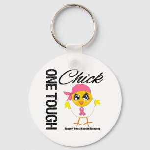 En Tuff Chick Bröstcancer Nyckelring