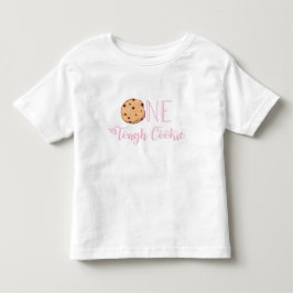En tuff Cookie Rosa Cookie Födelsedag T Shirt