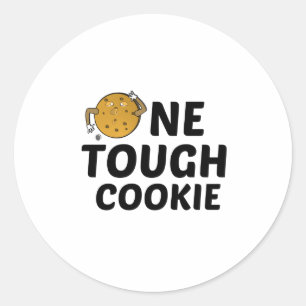 EN TUFF COOKIE RUNT KLISTERMÄRKE