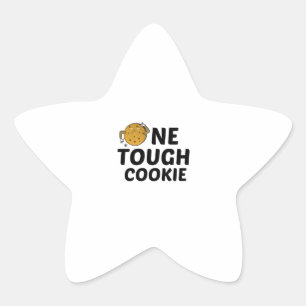 EN TUFF COOKIE STJÄRNFORMAT KLISTERMÄRKE