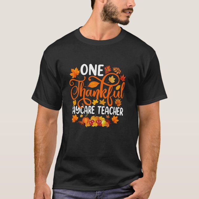 En tuff dagslärarlärare, en fin höst än t shirt (Framsida)