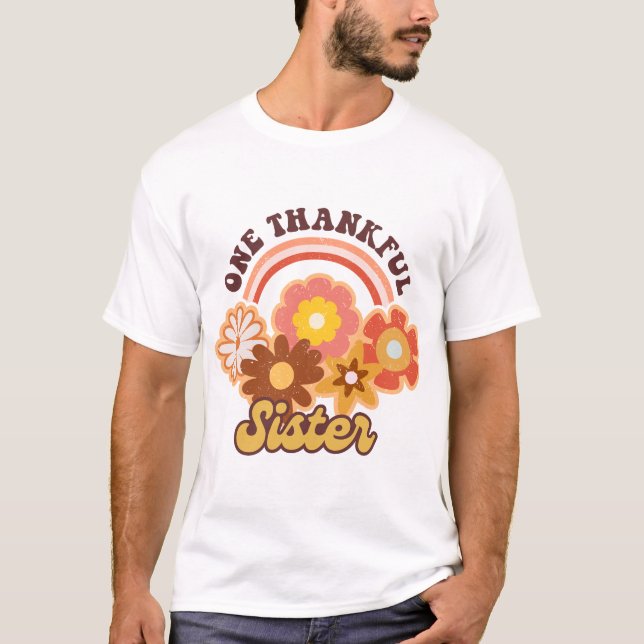 En tuff sexter Halloween Groovy-fallsäsong T Shirt (Framsida)