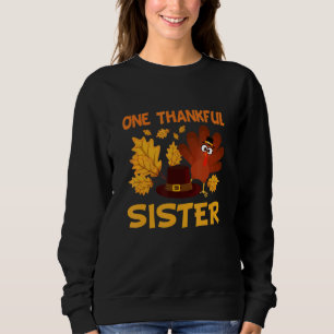 En tuff sister hösten faller Turkiet Thanksgivna i T Shirt