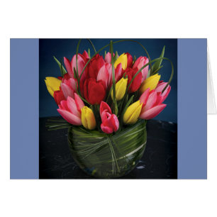 EN "TULIPS" FÖR MIN FAVORITE "TVÅ LÄPPAR" HÄLSNINGSKORT