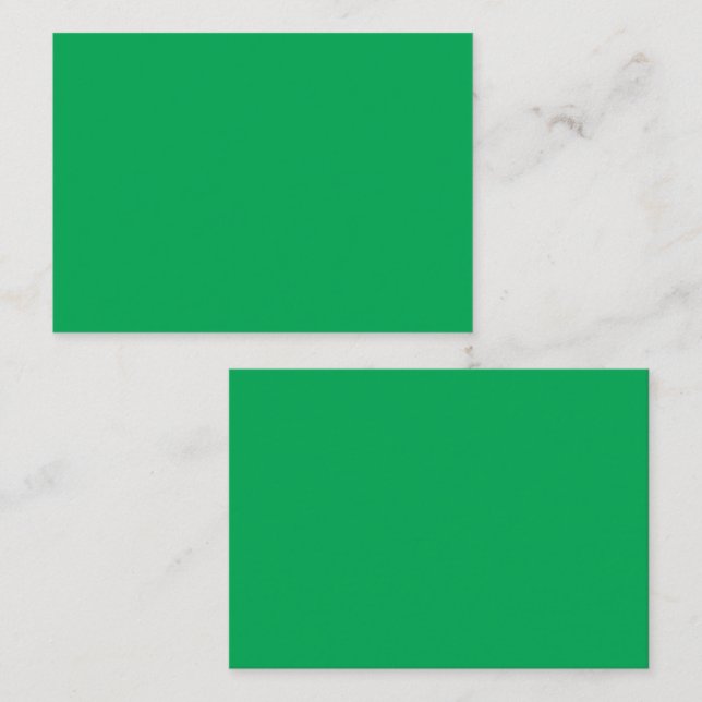 En tunn grönt med ömtålig, svårsmält penna tidsbeställning kort (Fram/baksida)