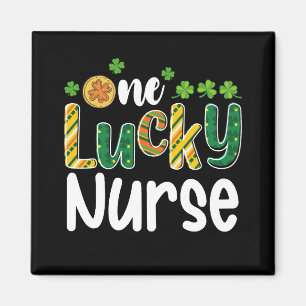 En tur sjuksköterska St Patrick's Day Magnet