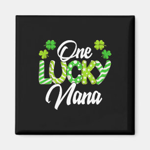 En turfull mormor Shamrock irländsk mormor St Patr Magnet
