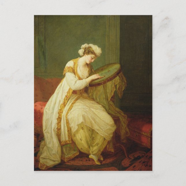 En turkisk kvinna, 1773 vykort (Framsida)