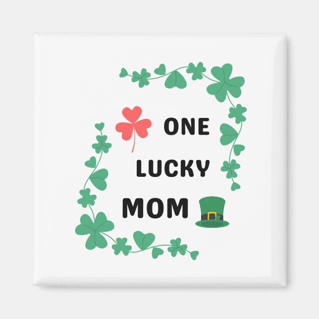 En tursam mamma irish magnet (Framsidan)