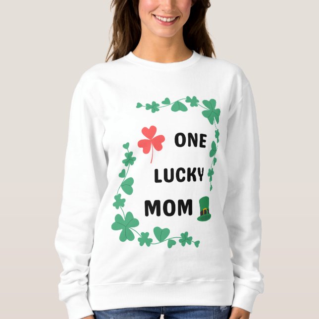 En tursam mamma irish T-Shirt (Framsida)