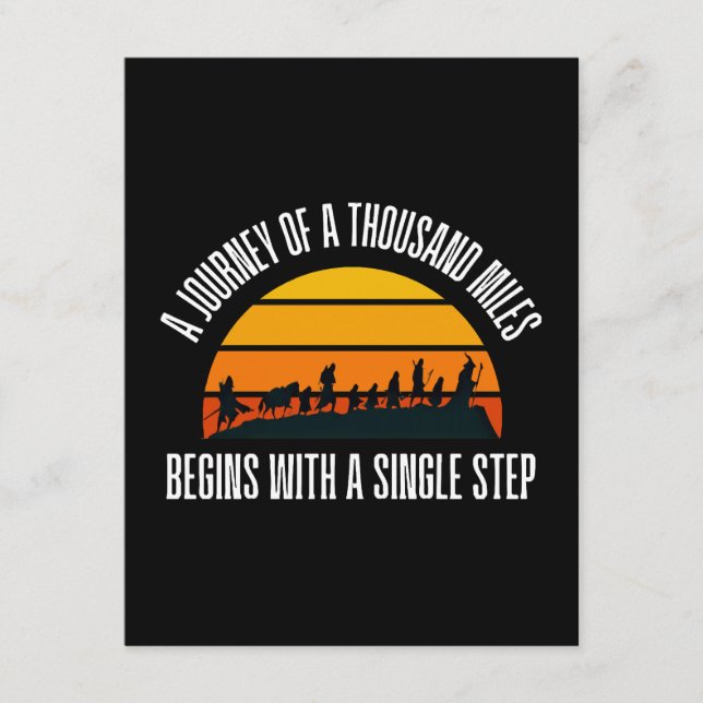 En tusan Miles Begins resa med en Sjunga Tilläggskort (Framsida)