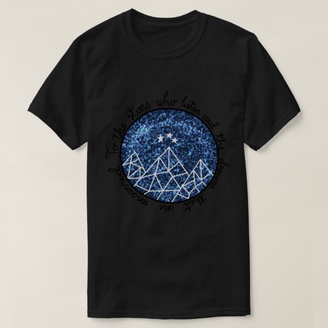 En tvist och ro citerar teckning t shirt (Design framsida)