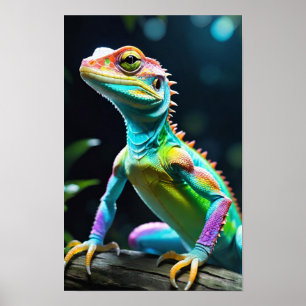 En tydlig Färgad - replik Poster