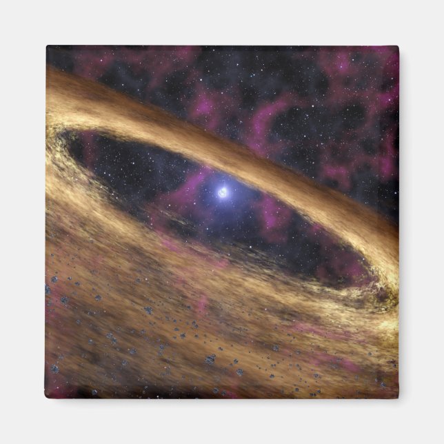 En typ av död stjärna som kallas pulsar magnet (Framsidan)