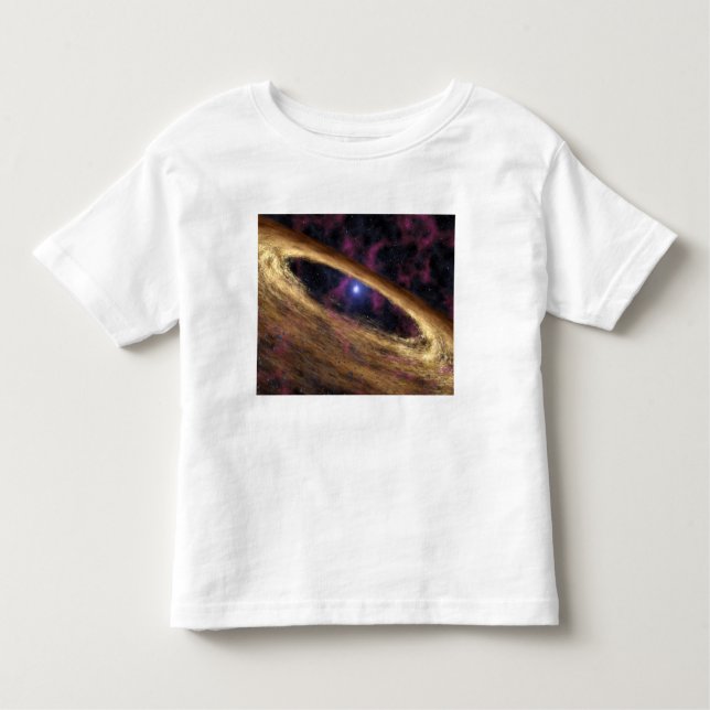 En typ av död stjärna som kallas pulsar tee shirt (Framsida)