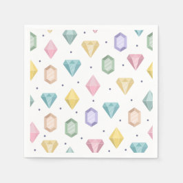 En typ av födelsedag pappersservett