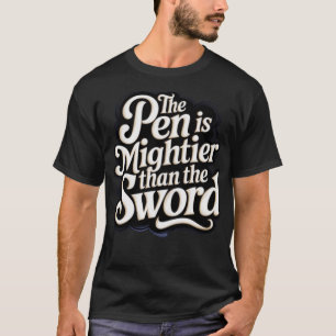 En typografisk illustration t-shirt