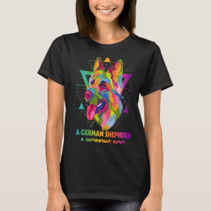 En tysk shepherd en Working Hund Shepard German Do T Shirt