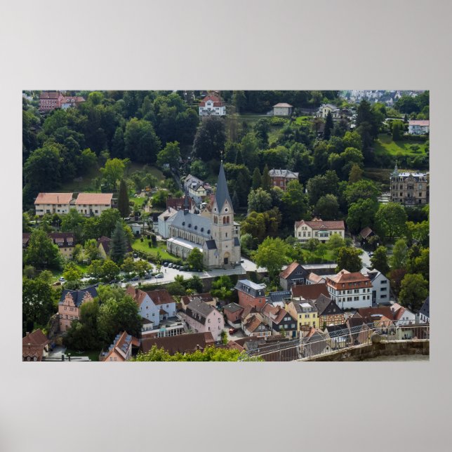 En tysk stad poster (Framsidan)