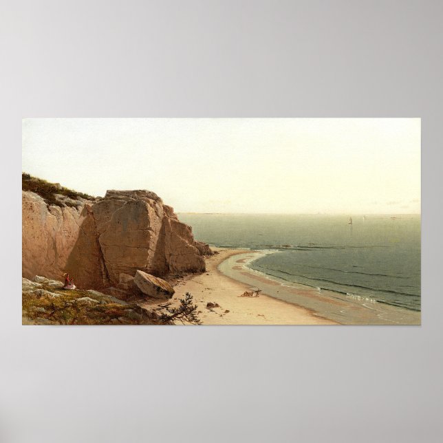 En tyst dag nära Manchester, Alfred Bricher Poster (Framsidan)