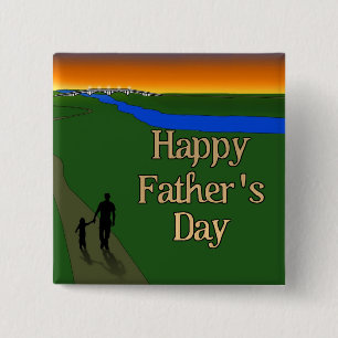 En tyst Far & Son Walk Knapp