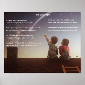 En tyst natt poster