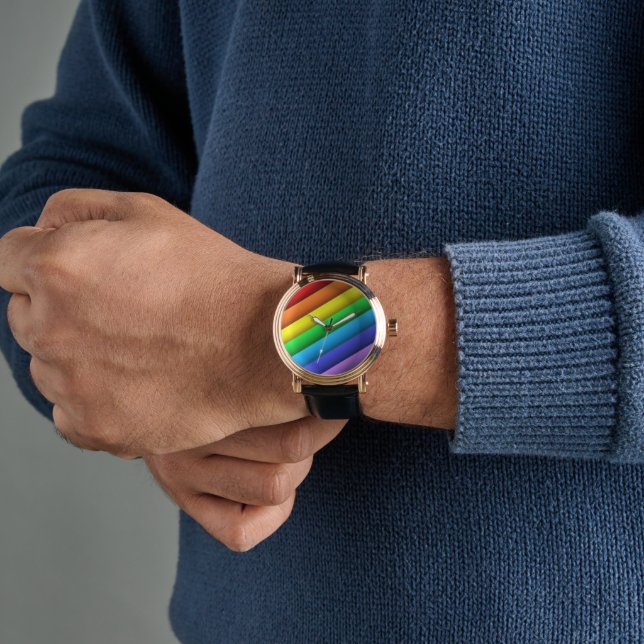 En tyst sorts stolthet urverk armbandsur (Handled)