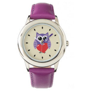En ugglas kärlek armbandsur
