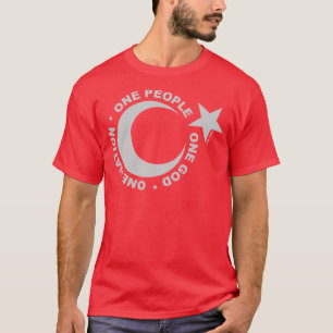 En Ummah Star och Crescent Tee