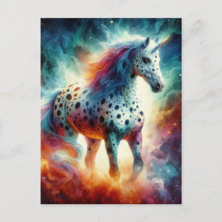 En underbar Appaloosa Unicorn Vykort