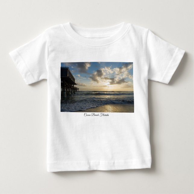 En underbar Beach-morgon T Shirt (Framsida)