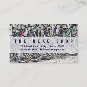 En underbar cykeldesign visitkort