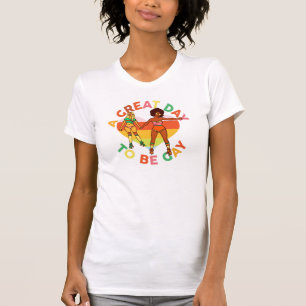"En Underbar dag att vara god" Cute och färgstarka T Shirt