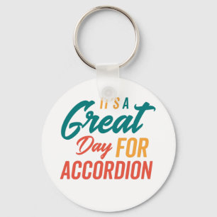 En Underbar dag för Accordion Nyckelring
