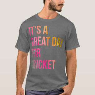 En Underbar dag för cricket i vattenfärg T Shirt