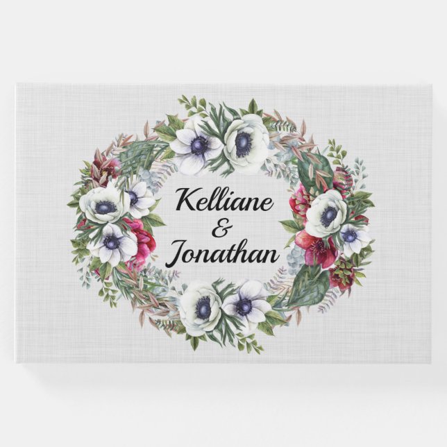 En underbar dag för ett bröllop eller vilken annan gästböcker (Framsida)