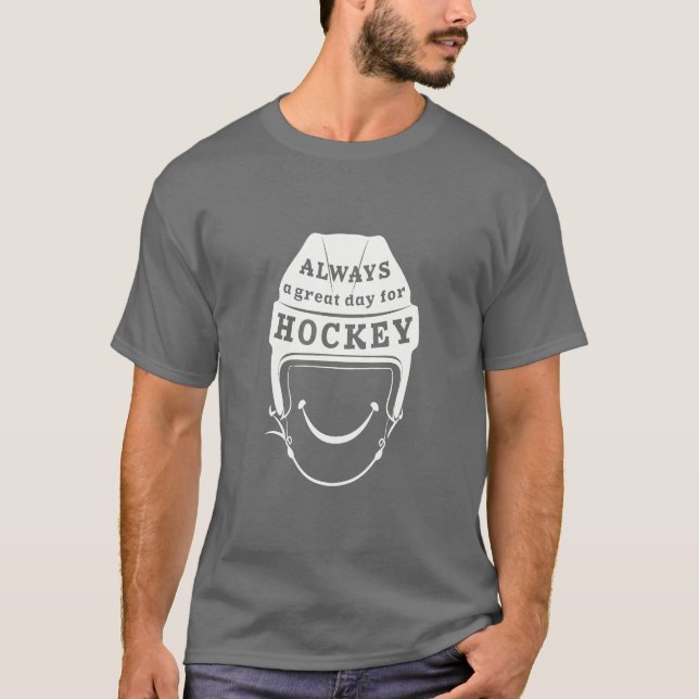 En Underbar dag för Hockey T Shirt (Framsida)