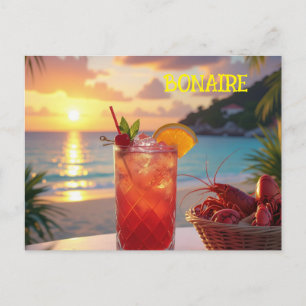 En underbar eftermiddag på Bonaire Helg Vykort