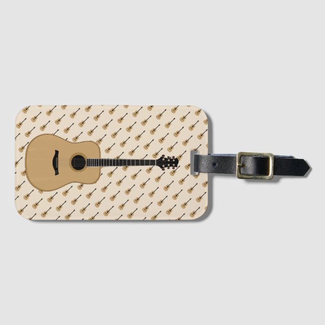 En underbar gitarr bagagebricka (Framsida horisontal)