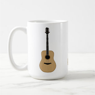 En underbar gitarr kaffemugg