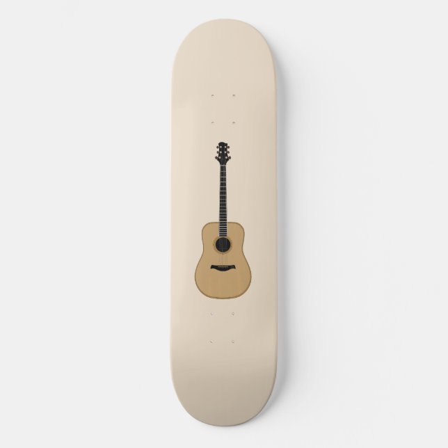 En underbar gitarr mini skateboard bräda 18,5 cm (Framsida)