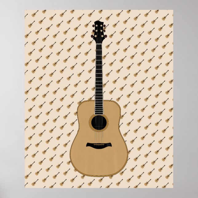 En underbar gitarr poster (Framsidan)