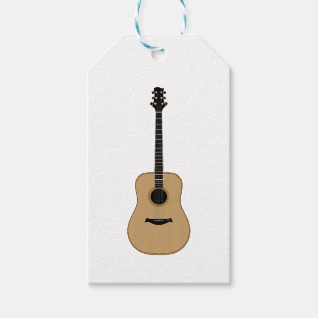 En underbar gitarr presentetikett (Framsidan)