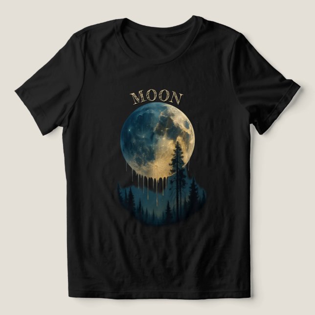 En underbar och vacker skjorta för månälskare. t shirt (Design Framsida)