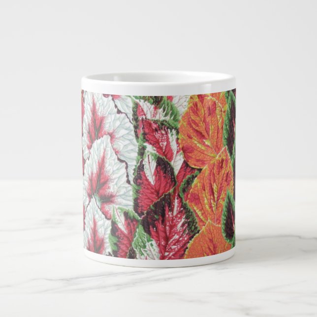En underbar Philip Jacobs Fabric Begonia Columns M Jumbo Mugg (Framsidan)