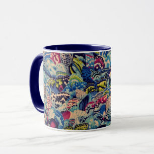 En underbar Philip Jacobs Fabric Butterfly Vinge M Mugg