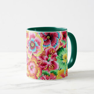 En underbar Philip Jacobs Fabric Hibiscus mugg