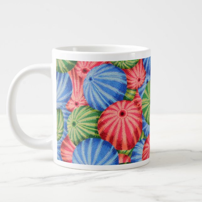 En underbar Philip Jacobs Fabric Sea Urchin mugg Jumbo Mugg (Vänster)