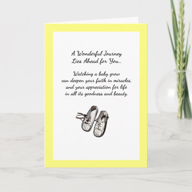 En underbar resa Ljuger för dig...Nyfödd bebis Meddelande (Framsida)